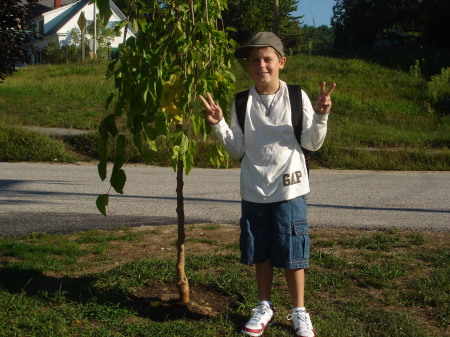 Colin - First day of School (4th grade)  My baby...almost 9