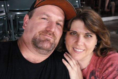 Len & I at the Rangers Game!