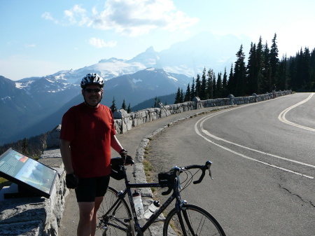 Climbing Mount Rainier on a Bike