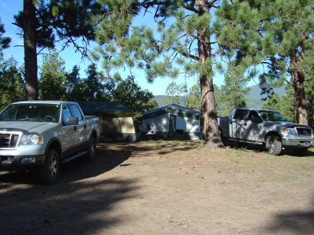 Camping in the Sante Fe national forest