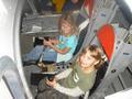 my girls at the  air museum hill afb