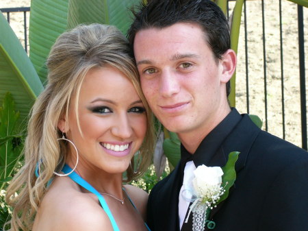 Son Tanner and girlfriend