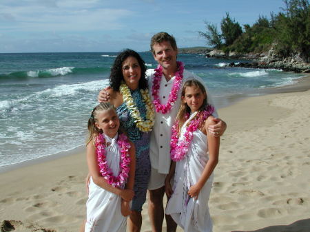 Family in Hawaii