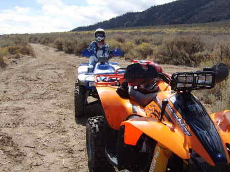 Riding the trails in Hungry Valley