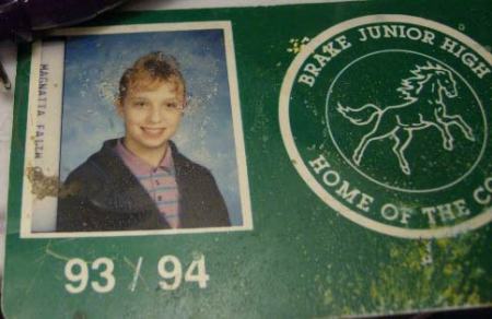 me, 93/93 school ID