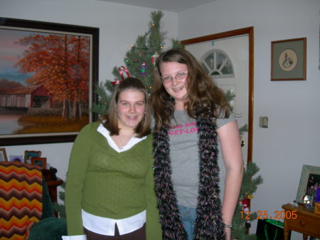 Chelsea and Renee Christmas