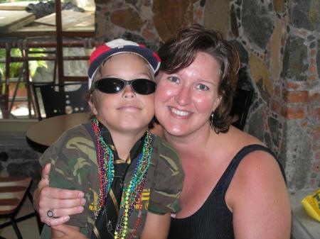 With my nephew in St. John 2006