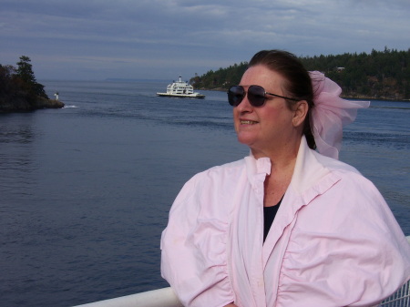 On the ferry to San Juan Islands