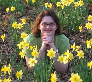 Smiling among the daffodils in TX!