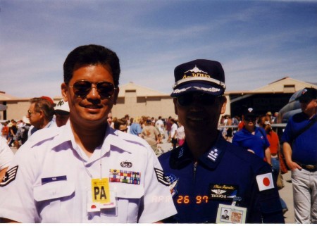 Nellis AFB with Blue Impulse Team