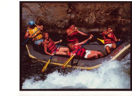 Class 4 rapids, American River, 1988