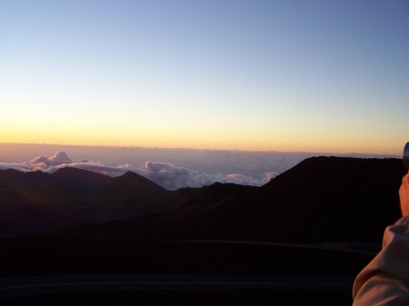 The clouds at Haleakala.