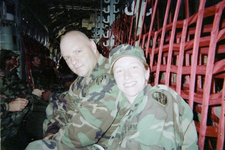 SPC Buckingham and myself heading home from MS.