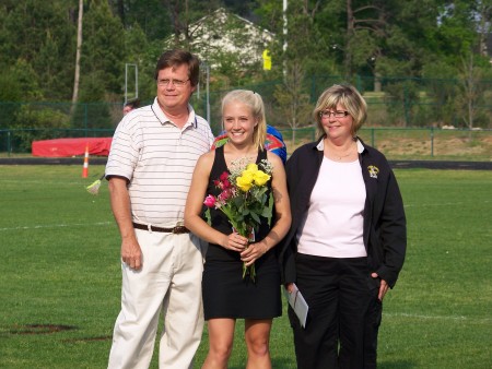 Sarah's Senior night. She is a lacrosse player
