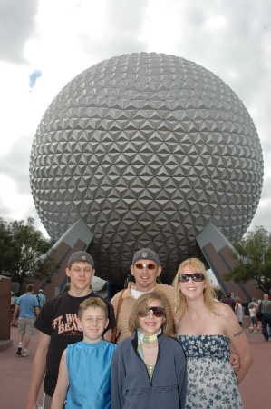 The family at Epcot