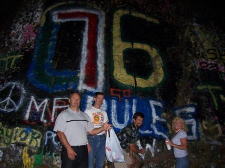 painting the rock