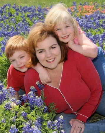 Grayson (7), Lauren (4) and me.  March 2008