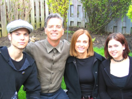 Bill LaMere with wife Liz and kids Devin and Ally 2005