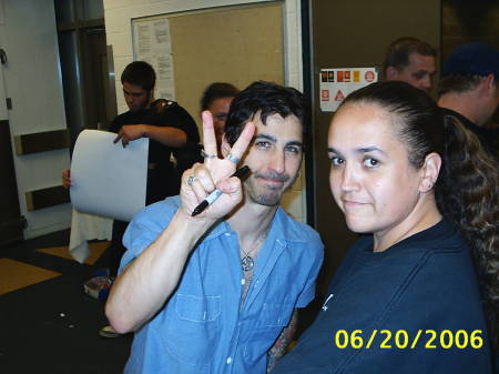 Me and Sully from Godsmack!!  woohoo :)