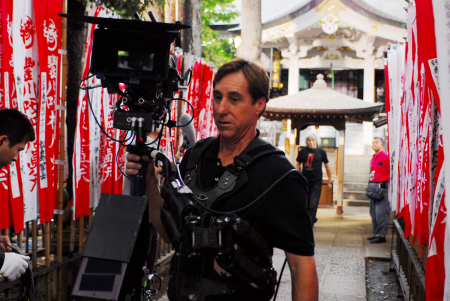 Filming in Japan