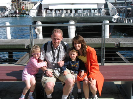Family at Darling Harbor, Sydney