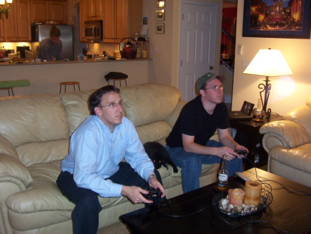 One of my favorite pastimes - playing Madden football