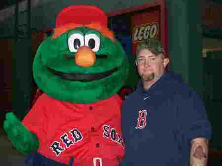 My Hubby and Wally the Green Monster!
