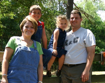 My wife, kids, and me in 2005