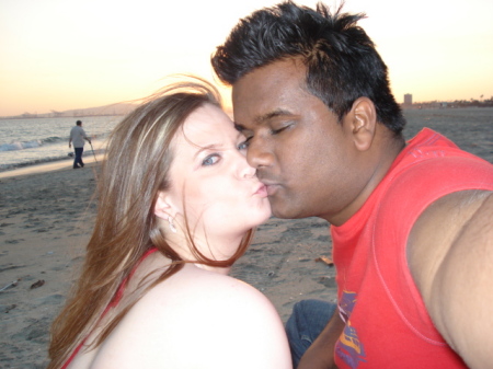 a kiss with my Husband! <3