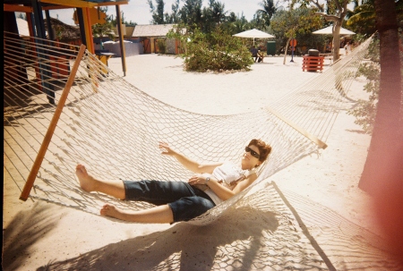 Relaxing in the Bahamas