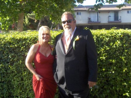 My husband Bob & I at our daughter April's wedding june 06