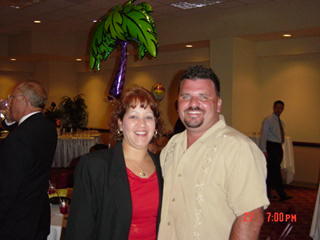 Paul and I at a friend's wedding 2004