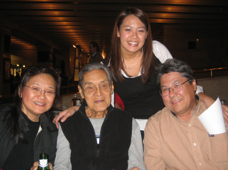 Leola, my father-in-law, our daughter Maile, and me