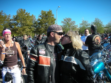 My husband, Stevie, and I at the 2006 Rumble Thru the Tunnels in Virginia Beach, VA.