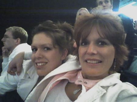 Mara and I at the concert again...