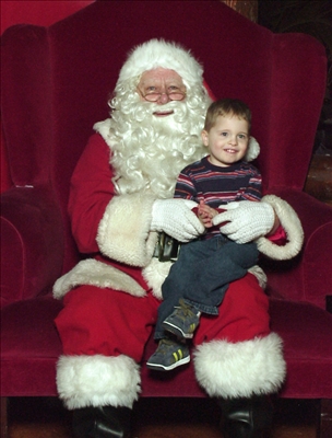 Jacob, 2yrs, 2006 with Santa