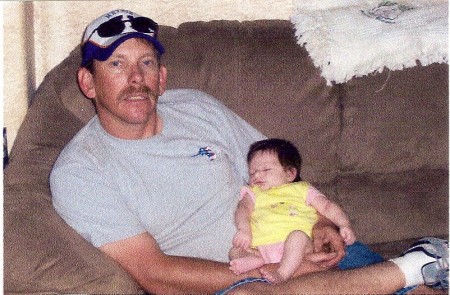 My Husband and Grandbaby Paige