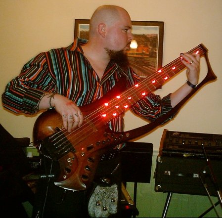 Mr. Clean with a strange instrument!
