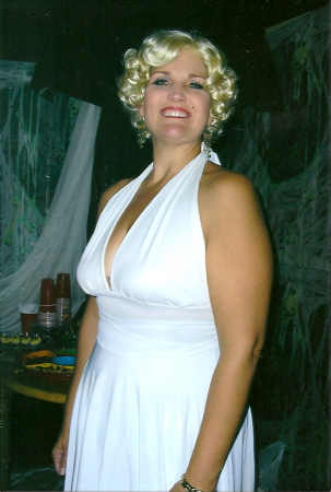 Me as Marilyn Monroe-Halloween 2006