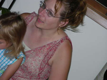 Jenny w/ daughter Paige July 2005