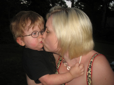 Sarah & My Grandson Aidyn