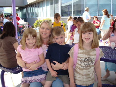 Me with the kids at "Muffins with Mom"