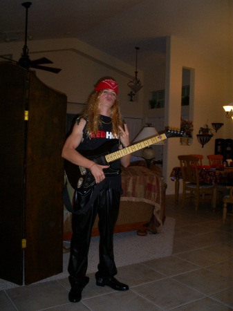 Andrew being Axel Rose