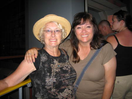 Daughter Debbie and her mom (me)