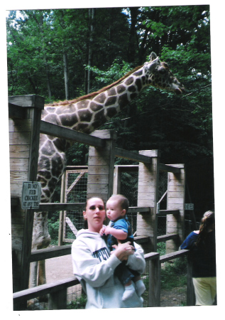 Me and TJ at the zoo