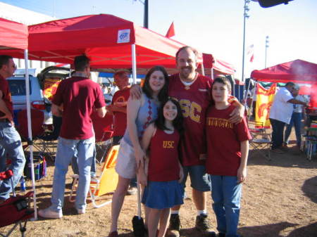 Tailgating at the USC football game
