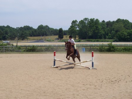 Sara with her horse Herbie!!