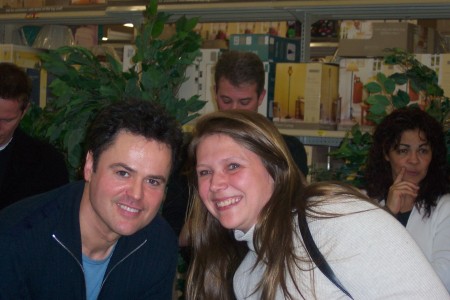 Myself and my idol Donny Osmond in 2005