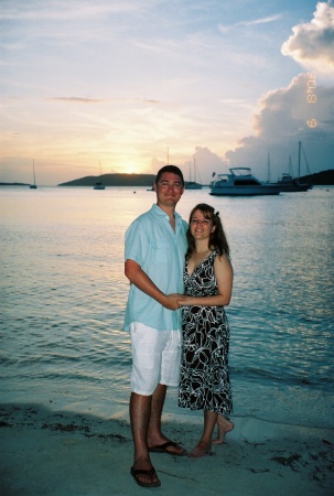 Erik & Kim in British Virgin Islands June 2006