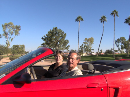 Hank and me at home in Arizona